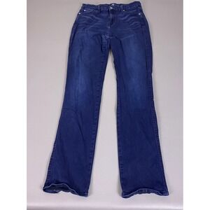 7‎ For All Mankind Kimmie Straight Leg Jeans Womens Size 30 Dark Blue *Wear*